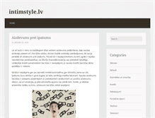 Tablet Screenshot of intimstyle.lv